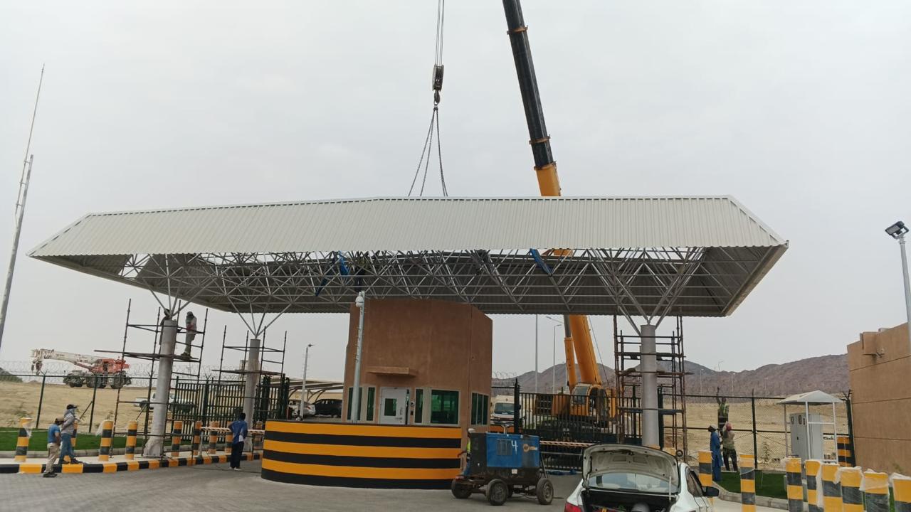 SWCC Aseer Security Gate House Sunshade