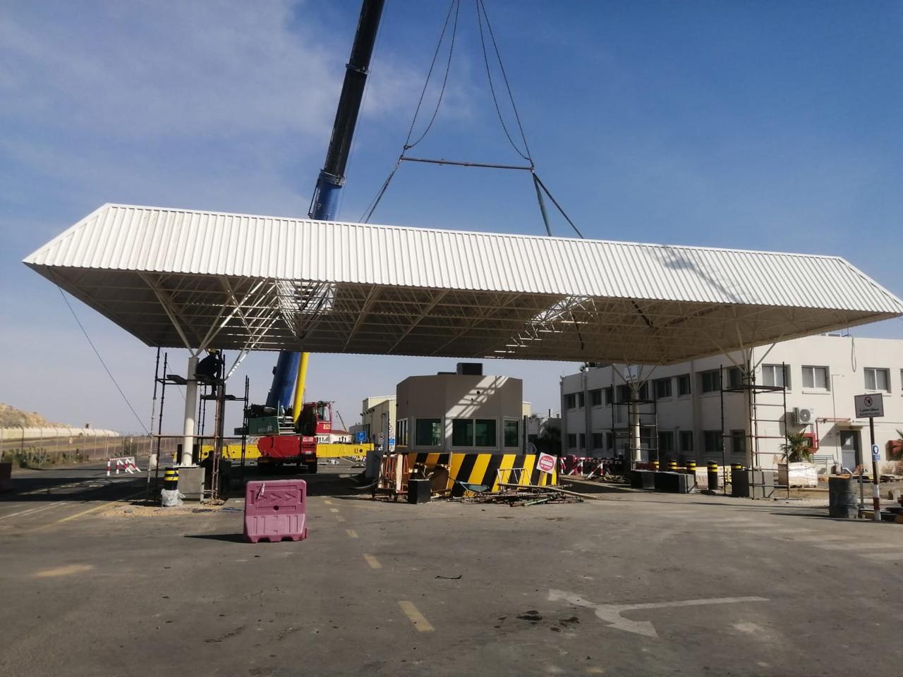 GASCO space frame sunshade, Saudi Arabia
