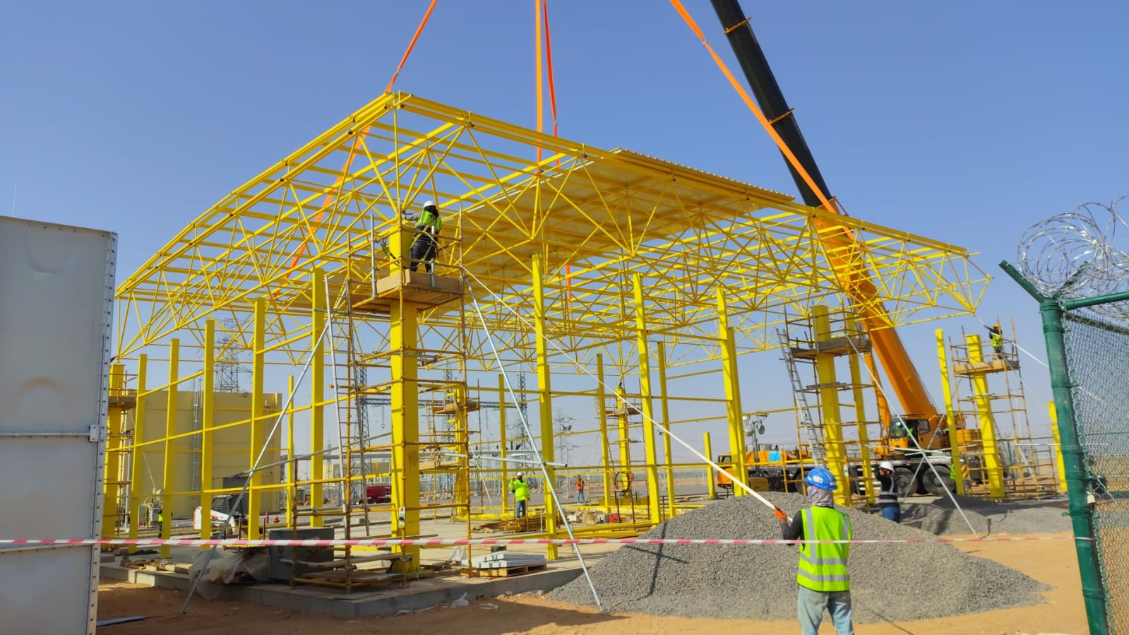 Tabarjal warehouse interior with no internal columns