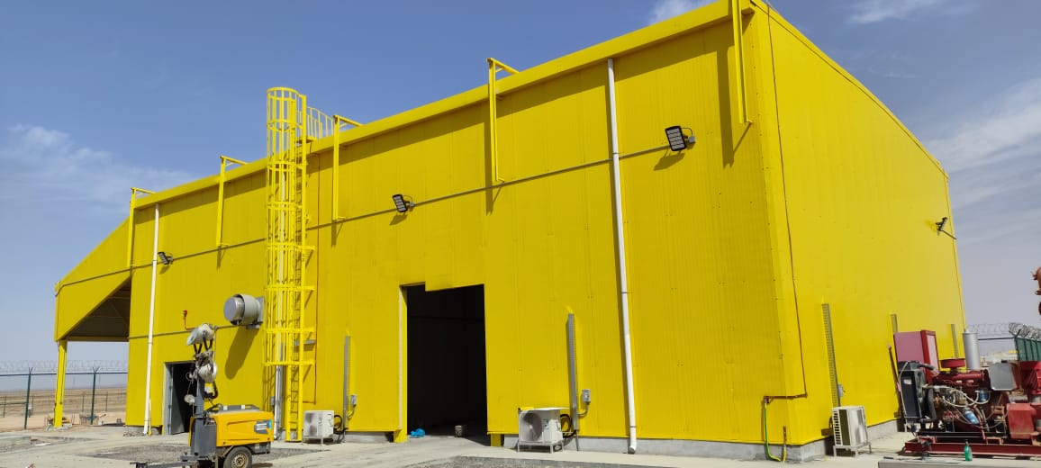 Tabarjal Solar Power Plant column-free warehouse space frame